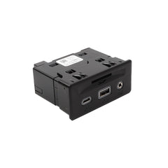 Center Console Auxiliary USB Receptacle Compatible with Chevrolet Silverado GMC Sierra 3500HD 2500HD 2020-2023 1500LTD 2022 1500 2019-2022 OE# 13529862 13526279