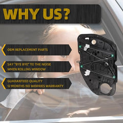 Front Left Driver Side Power Window Regulator with Panel Compatible with Kia Optima K5 2016-2021 Replaces 82471-D4000 82471-D5000 Without Motor