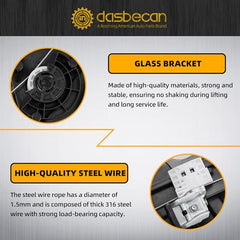 Front Right Passenger Side Window Regulator Without Motor Compatible with 2016-2020 Hyundai Tucson Replaces# 82481-D3011 82481-D3010