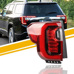 Tail Light Assembly Rear Lamp LED Type Compatible with 2020 2021 2022 2023 GMC Acadia Denali,SL,SLE,SLT Left Driver Side 84746543 85150720