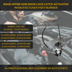 940-009 Rear Upper Side Door Lock Latch Actuator Motor Compatible with 2018-2023 Transit-150 250 350, Replaces#DLA2063, CK4Z6143288A, CK4Z8143288A, JK4Z6143288P, JK4Z6143288A