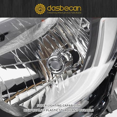 Halogen Headlight Compatible With Kia Soul 2014-2019 left driver side Headlight Assembly Chrome Housing Replaces# 92101-B2270 92101B2270 KI2502167