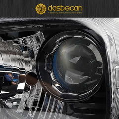 Halogen Headlight W/LED DRL Compatible With Chevy Traiblazer 2021-2023 Left Driver Side Headlights Assembly Black Housing Replaces# 42790339 GM2502520