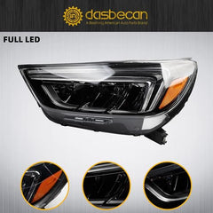 Full LED DRL Head Light Assembly Compatible With Buick Encore 2017 2018 2019 2020 2021 2022 Replace 42740097 42679380 Driver Side Left Headlamp