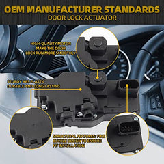 Front Left Driver Side Door Lock Actuator Compatible with C6 Chevrolet Corvette 2005-2013 Cadillac XLR 2004-2009 Replaces 88956758