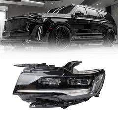 Headlight Full LED Headlamp Assembly Compatible with 2021-2024 Cadillac Escalade Left Driver Side Replace for 84950143 GM2502527