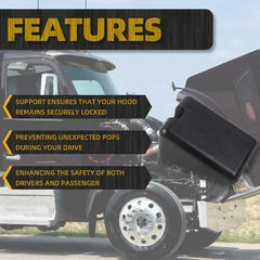 L85-6081 Hood Bumper Support Compatible with Peterbilt 567 579 Kenworth T680 T880 Replace L856081 M75681 Left or Right Side