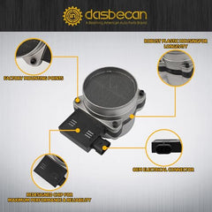 Mass Air Flow Meter MAF Sensor Compatible with Chevy Camaro Corvette Tahoe C1500 C2500 C3500 GMC Yukon Cadillac Escalade Pontiac Firebird 1993-2002 Replaces 25008307 19208521 19208522