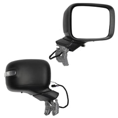 Right Passenger Side Mirror Compatible with 2015-2023 Jeep Renegade Heated Manual Fold Power Glass Turn Signal Temperature Sensor Door Mirror Replaces#CH1321445 (7+2Pins)