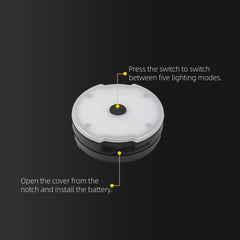 Side Storage LED Lantern Dash Portable Lamp Compatible with Toyota 2024+ Tacoma 2025 2026 4Runner Replaces# PT944-35253