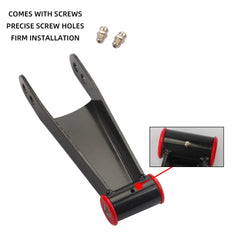 2-3" Rear Lowering Shackle Kit Compatible With Chevy Silverado GMC Sierra 1500HD 2500HD 3500HD 2001-2010 2WD 4WD Replace 410730