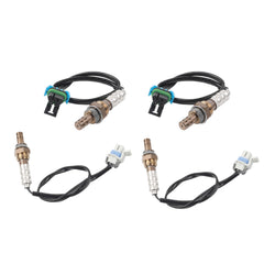 4Pcs Upstream and Downstream Oxygen O2 Sensor Compatible with Chevy Siilverado 2500 HD 2008-2012 3500 HD 2008-2014 GMC Sierra 2500 HD 3500 HD V8 6.0L Replaces 234-4669 234-4256