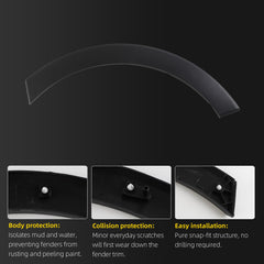 Fender Flare Molding Trim Compatible with 2015-2026 Ford Transit | Front Door Right Passenger Side Front For Transit 150 250 350 HD Replace# BK3Z61278L00BB FO1291134C