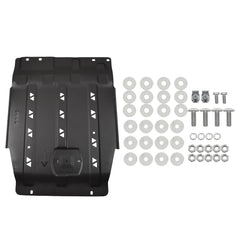 Transmission Skid Plate Compatible with 2015-2022 Ford F150 2.7L 3.3L 3.5L 5.0L TURBO W/Skid Plate 3D Manganese Steel