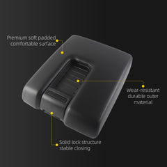 Center Console Armrest Lid Compatible with 2014-2021 Toyota Tundra Armrest Cover Replace# 58905-0C140-C1 (Black)