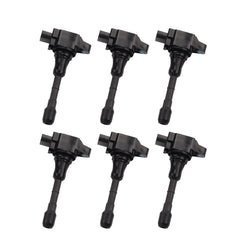 6PCS Ignition Coil Compatible with Infiniti FX35 2009-2012 M35 2009-2010 Nissan 350Z 2007-2009 Altima 2007-2012 Murano 2009-2015 22448JA10C 61050137 UF550