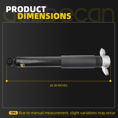 55367-S9300 Rear Shock Absorber Assembly Compatible with Hyundai Palisade 2020-2022 3.8L V6 AWD Self-Leveling Replaces# 55367-S9400