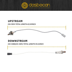 Oxygen O2 Sensor 234-4380 234-9039 Compatible with Nissan Sentra Cube Versa 1.8L 2.0L 2.5L 3.5L 2008 2009