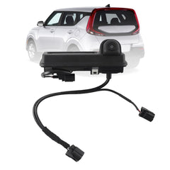 Dasbecan Rear View Tailgate Handle Assist Camera with Trunk Release Switch