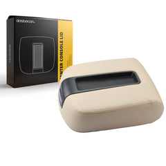 Center Console lid Armrest Cover Compatible with 2007-2014 Chevy Avalanche Silverado Suburban 1500 2500 GMC Yukon Sierra 2500HD 3500HD Armrest Center Console Cover Lid Kit (Beige)