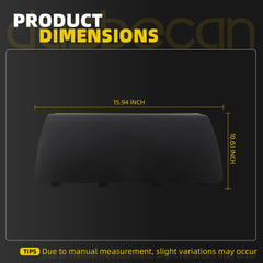 Dasbecan Rear Trailer Hitch Cover for 2018-2021 Chevy Traverse L/LS/RS/LT