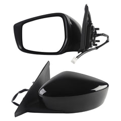 Dasbecan Side Mirror Compatible with Nissan Kicks 2018-2023 Black 5Pins
