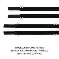 4Pcs Weatherstrip Window Seal Chrome Car Window Moulding Trim Compatible with Honda Accord 2008-2012 Replaces#72410-TA0-A01 72450-TA0-A01 72910-TA0-A01 72950-TA0-A01