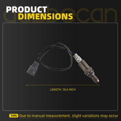 Dasbecan Oxygen O2 Sensor Compatible with Nissan Murano Pathfinder 3.5L 2015-2019 Altima 2015-2018 Maxima 2016-2019 ; Infiniti QX60 2015-2019 Replaces# 234-9148