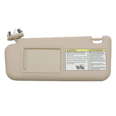 Left Driver & Right Passenger Side Sun Visor Compatible with Toyota Tacoma 2005-2012 2013 2014 2015 (Beige)