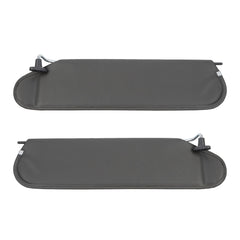 Left Driver & Right Passenger Side Sun Visor Without Light Compatible with Jeep Wrangler TJ 1997-2002 Sunvisor (Black)