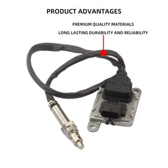 22303391 5WK97366 Outlet NOX Sensor Compatible with 2010-2018 Mack M8 M7 CXU612 CXU613 CXU614 Volvo Truck C70 VHD D11 D13 D16 Nitrogen Oxide Sensor