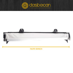 Gray Assembly Panoramic Sunroof Sun Shade Corn Curtain Cover Compatible with VW Jetta Golf Tiguan Sharan Audi Q5 2008-2017 Replaces# 1K9877307B