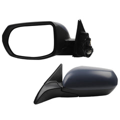 Left Driver Side Mirror Compatible with 2017-2022 Honda HRV LX with Power Glass, Manual Folding, Paintable Cover, Non-Heated Replace# HO1320308 76258-T7W-A02PFM(3Pins)