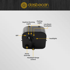 Headlight Switch Compatible with Chevrolet Chevy Trailblazer EXT Express 1500 2500 3500 Van GMC Envoy XL XUV Savana 1500 2500 3500 Headlamp Switch Without Fog Lights #10372953 15067050