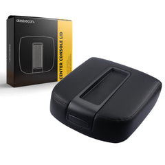 Center Console lid Armrest Cover Compatible with 2007-2014 Avalanche Silverado Suburban 1500 2500 Yukon Sierra 2500HD 3500HD Armrest Center Console Cover Lid Kit 15217111(Black)