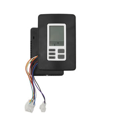 9330A3341 Digital Thermostat 12V Compatible with Coleman Mach 9- Series RV Digital Thermostat, Black Wall Mount Hot/Cool Temperature Control Replace# 9330-3341(8+2Pins)