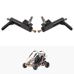 Left and Right Spindle Steering Knuckle Compatible with Coleman CK196-T KT196 Go Kart, 196cc 6.5 Hp Off-road four-wheel vehicle for DIY Install