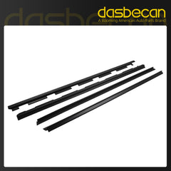 4Pcs Inner & Outer Window Sweep Weatherstrip Seal Compatible with Chevy & GMC C1500 C2500 C3500 K1500 K2500 K3500 1988-2002 Replaces 15991406 15991405 GM1390151 GM1391151
