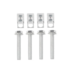 03442 Set of 4 Exhaust Manifold Flange Bolts U Nuts Hardware Kit Compatible with Jeep Wrangler, Dodge Durango Dakota, Ram 1500 2004-2024 Replaces# 6036734AA 55366000AA