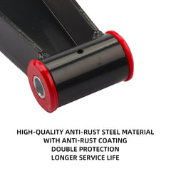 2-3" Rear Lowering Shackle Kit Compatible With Chevy Silverado GMC Sierra 1500HD 2500HD 3500HD 2001-2010 2WD 4WD Replace 410730