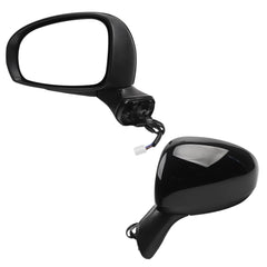 Driver Side Mirror Compatible with 2012-2017 Toyota Prius V Heated Power Glass Manual Fold Left Door Mirror #T01320286 8794047280-PFM (5PINS)