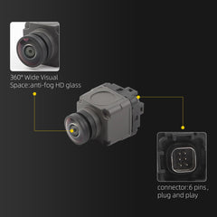 CPLA-19H422-AC Front & Rear Backup Camera with Side Surround View Compatible with Land Rover Range Rover Discovery 2011-2016 Replaces# CPLA-19H422-BA LR052029 LR04166