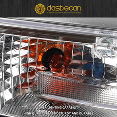 LED Headlight w/o LED DRL Compatible With Ford Maverick 2022-2024 Chrome Housing Headlamp Assembly Right Passenger Side