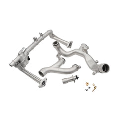 LR075991 LR092992 Aluminum Coolant Water Pipe Cooling System Kit Compatible with Land Rover Range Rover Sport LR4 Jaguar XF XJ XE 3.0L V6 Replaces# LR028136 LR049990