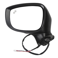 Driver Side Mirror Assembly Compatible With CX-5 CX5 2017-2022 Replaces# MA1320198 191275664759, KB7W69182 (Black)