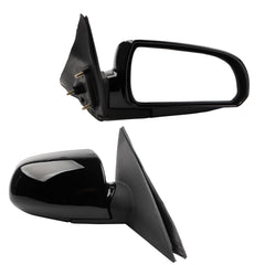Passenger Side Door Mirror Compatible with Hyundai Sonata 2006-2010 Power Glass Heated Right Rearview Mirror Replace HY1321149 87620-0A000 87620-3K010-EB 5PINS-Black