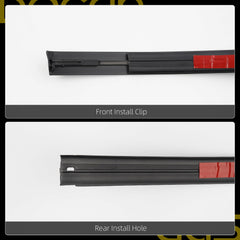 2Pcs Roof Drip Molding Weatherstrip Compatible with Toyota Tacoma Double CAB 2016-2023,Left & Right Side Roof Trim Weather Stripping Rubber Seal Kit Replaces# 75552-04080 75551-04080