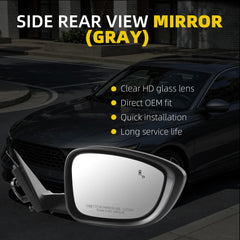 Dasbecan Side Mirror For 2023-2026 Honda Accord 7Pin Right (Meteorite Gray)