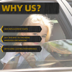 Power Window Regulator with Motor Compatible with Mazda CX-9 2007-2015 Front Right Passenger Side Replaces 751-856 6Pins