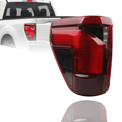 Left Driver Side Halogen Tail Light Assembly W/Blind Spot (Module Not Included) Compatible with 2024 2025 Ford F150 XL XLT STX Replace RL3Z-13405-C RL34-13B505-BD